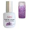UV gel lak GABRA 27 fialová glitter 14 ml - Gel laky Gel laky